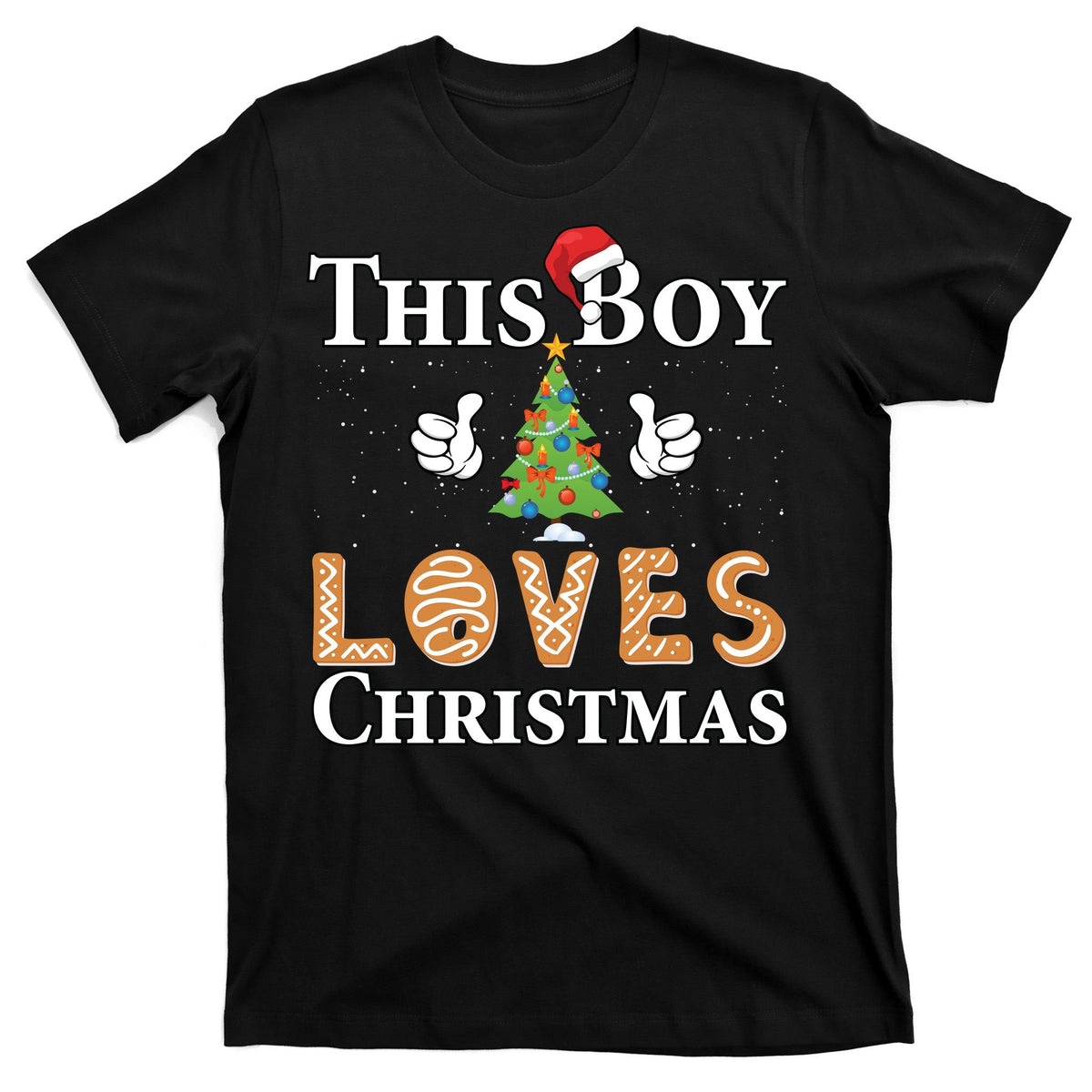 This Boy Loves Christmas T-Shirt product image 7