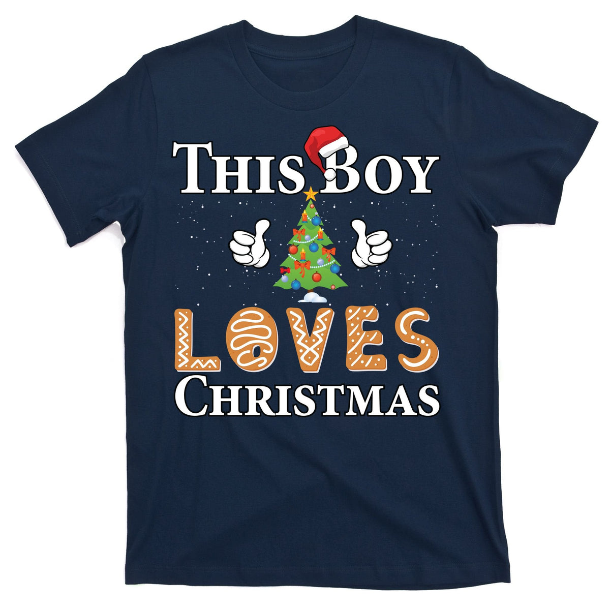 This Boy Loves Christmas T-Shirt product image 1