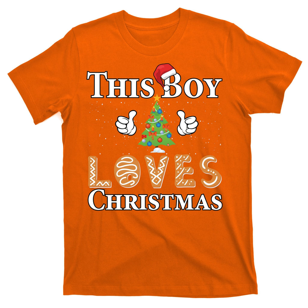 This Boy Loves Christmas T-Shirt product image 5