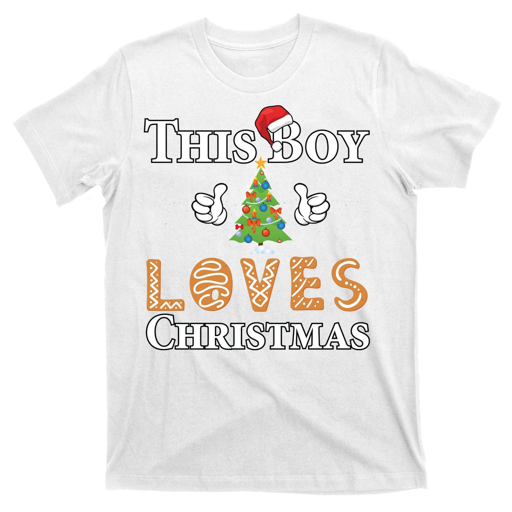 This Boy Loves Christmas T-Shirt product image 11