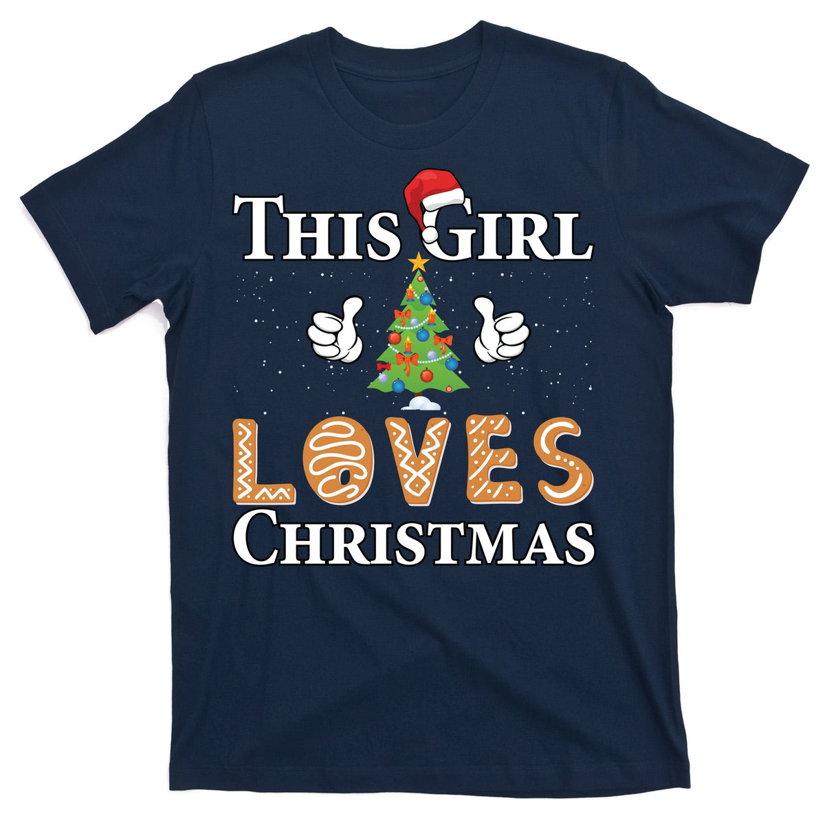 This Girl Loves Christmas T-Shirt product image 1