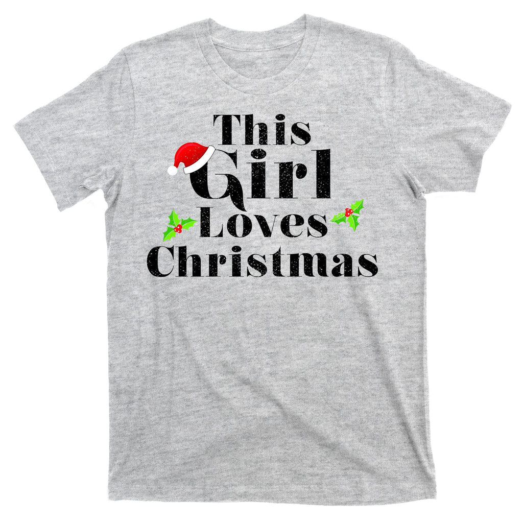 This Girl Loves Christmas Cute T-Shirt product image 9