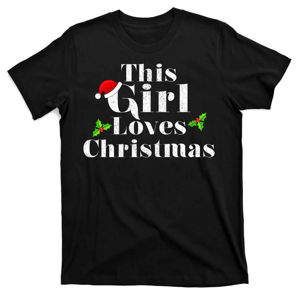This Girl Loves Christmas Cute T-Shirt product image 7