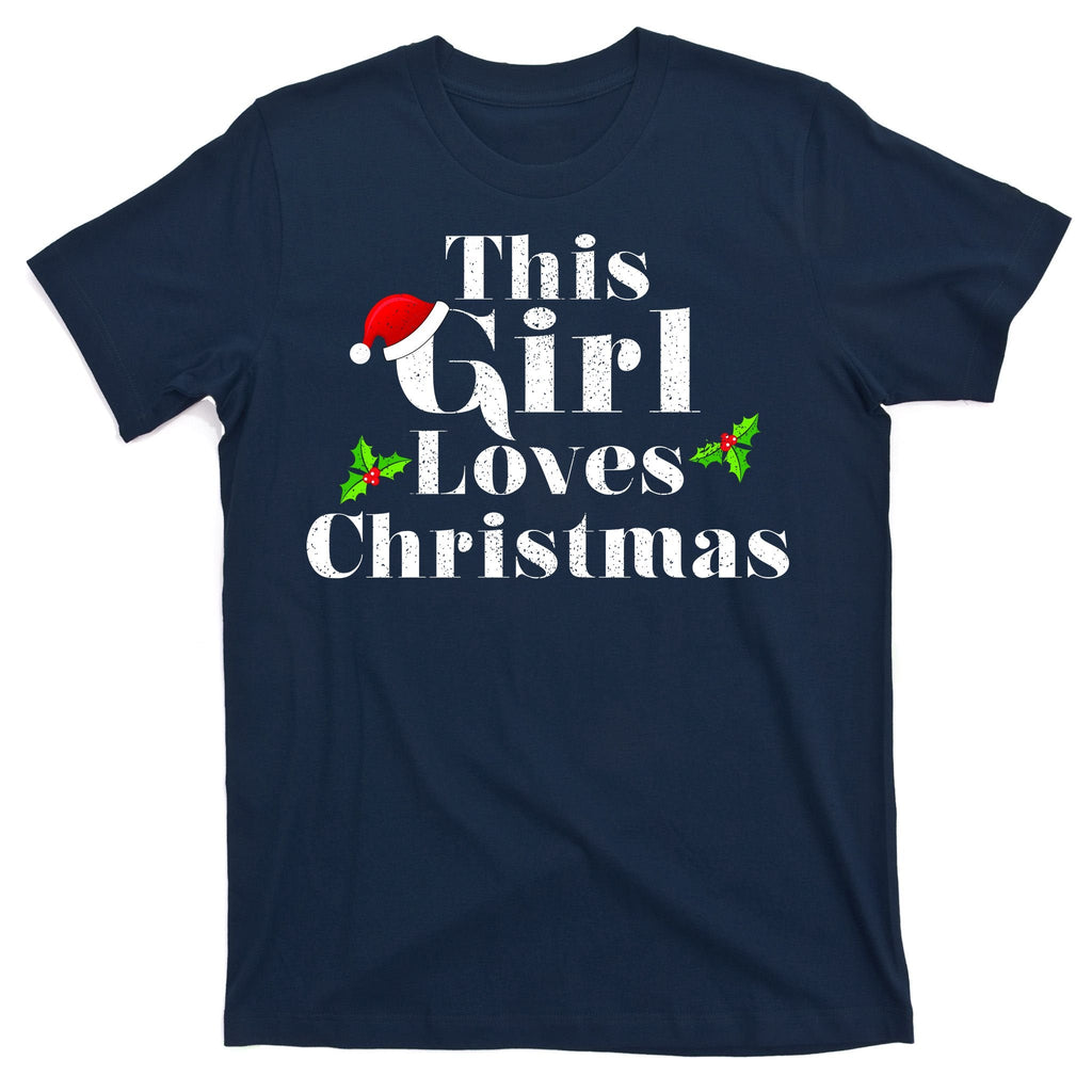 This Girl Loves Christmas Cute T-Shirt product image 1