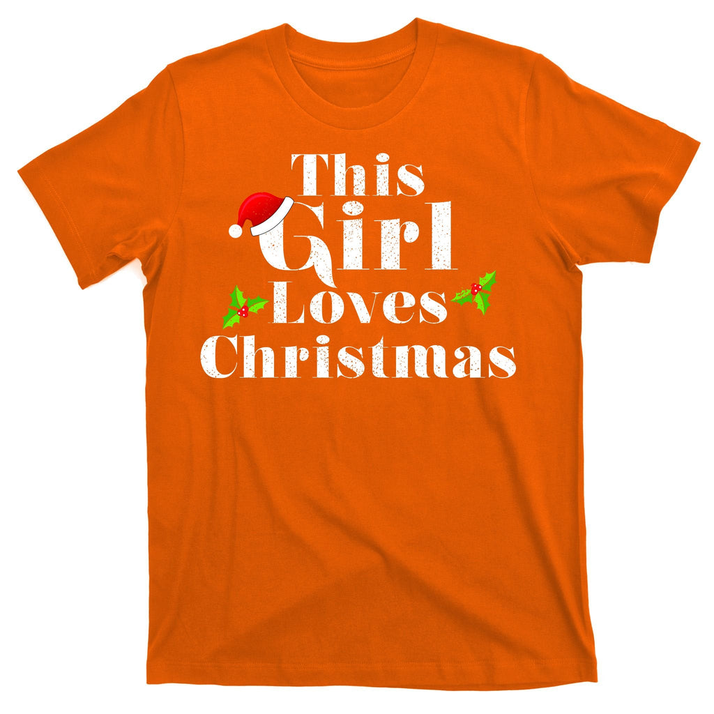 This Girl Loves Christmas Cute T-Shirt product image 5