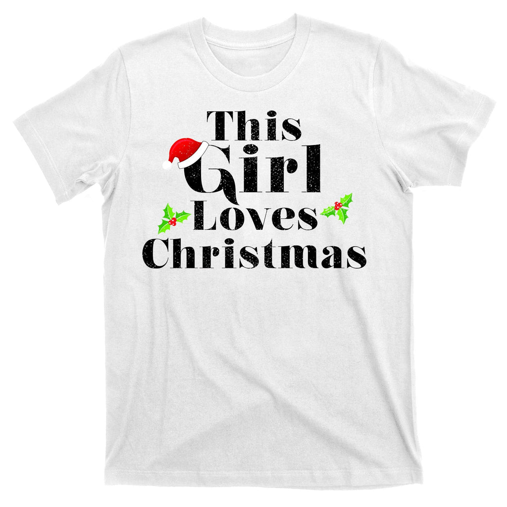 This Girl Loves Christmas Cute T-Shirt product image 11