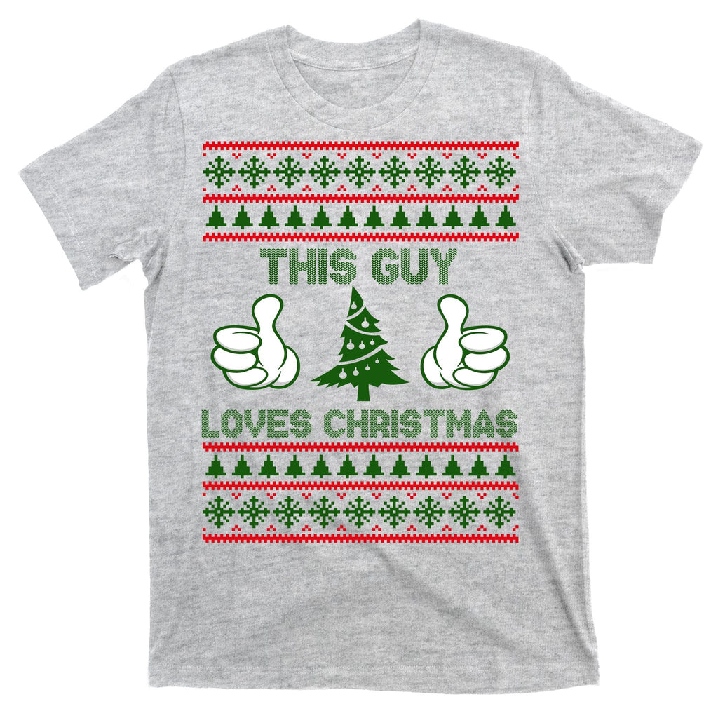 This Guy Loves Christmas Ugly Sweater T-Shirt product image 9