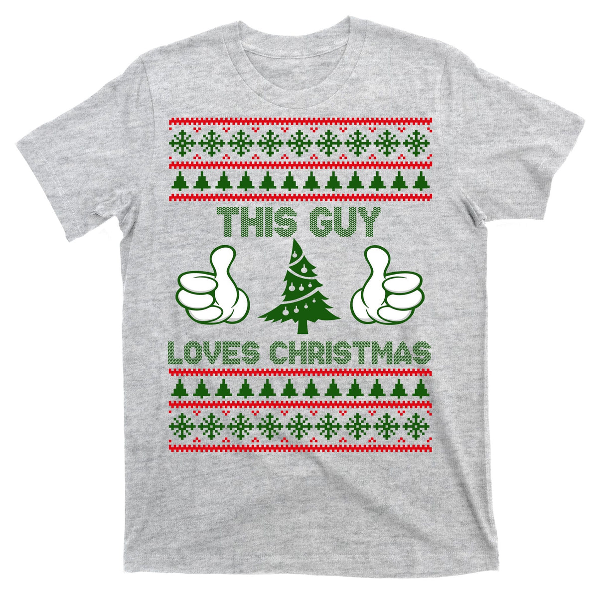 This Guy Loves Christmas Ugly Sweater T-Shirt product image 9