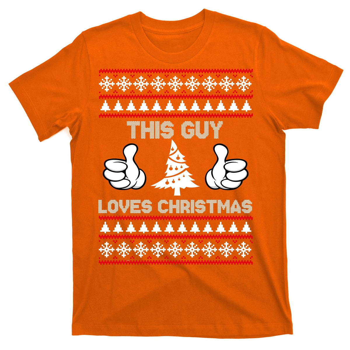 This Guy Loves Christmas Ugly Sweater T-Shirt product image 5