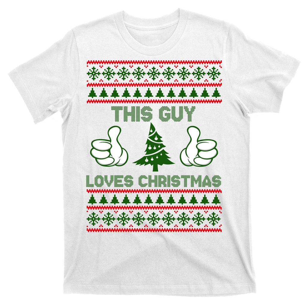 This Guy Loves Christmas Ugly Sweater T-Shirt product image 11
