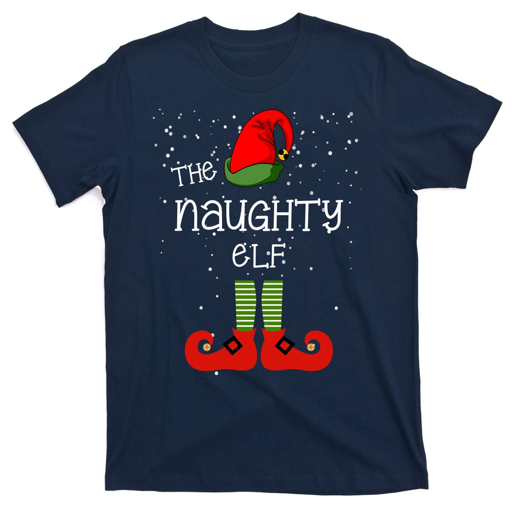 The Naughty Elf Funny XMas Matching Christmas T-Shirt product image 1