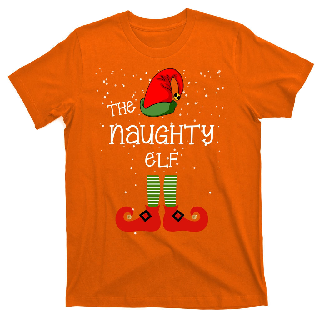 The Naughty Elf Funny XMas Matching Christmas T-Shirt product image 5