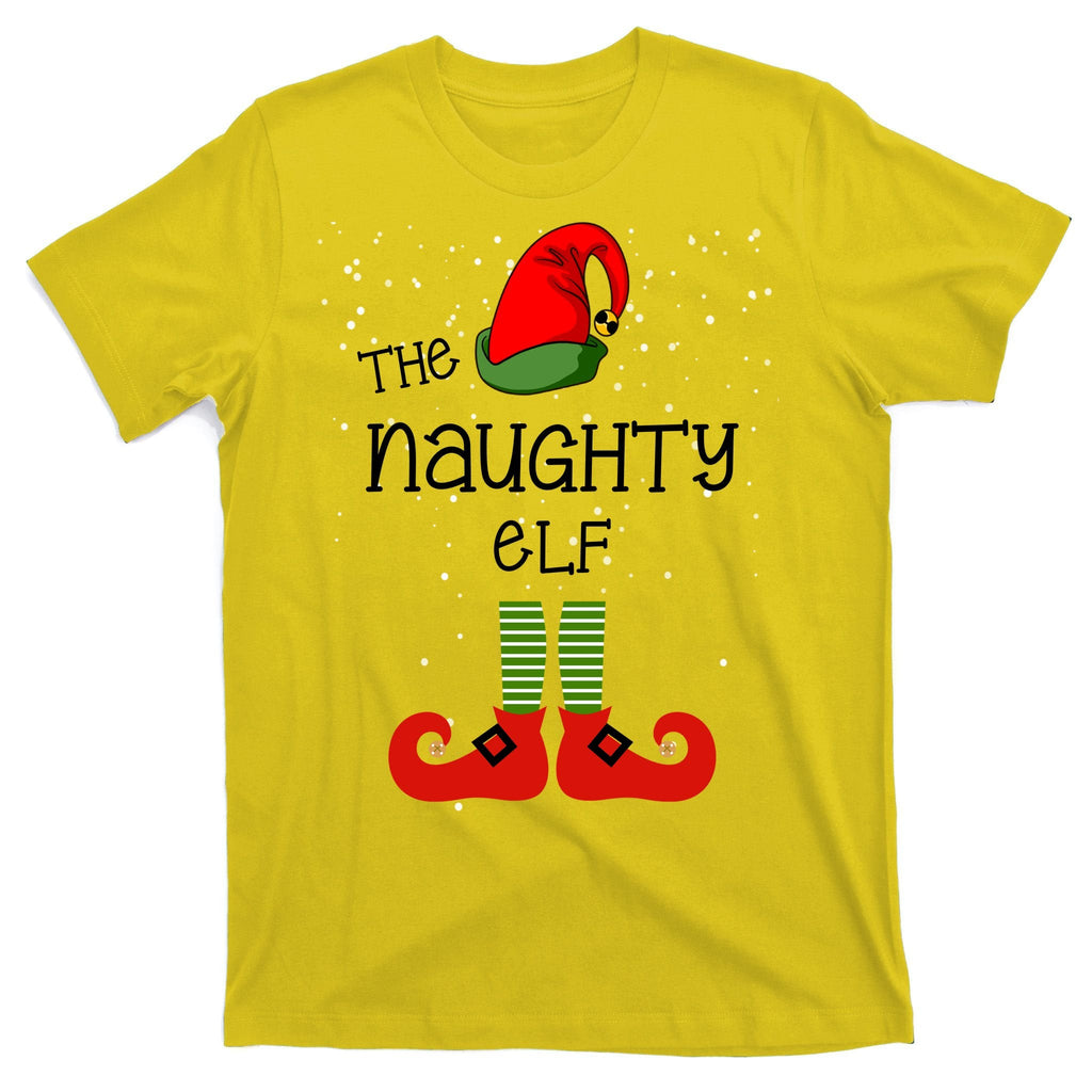 The Naughty Elf Funny XMas Matching Christmas T-Shirt product image 3