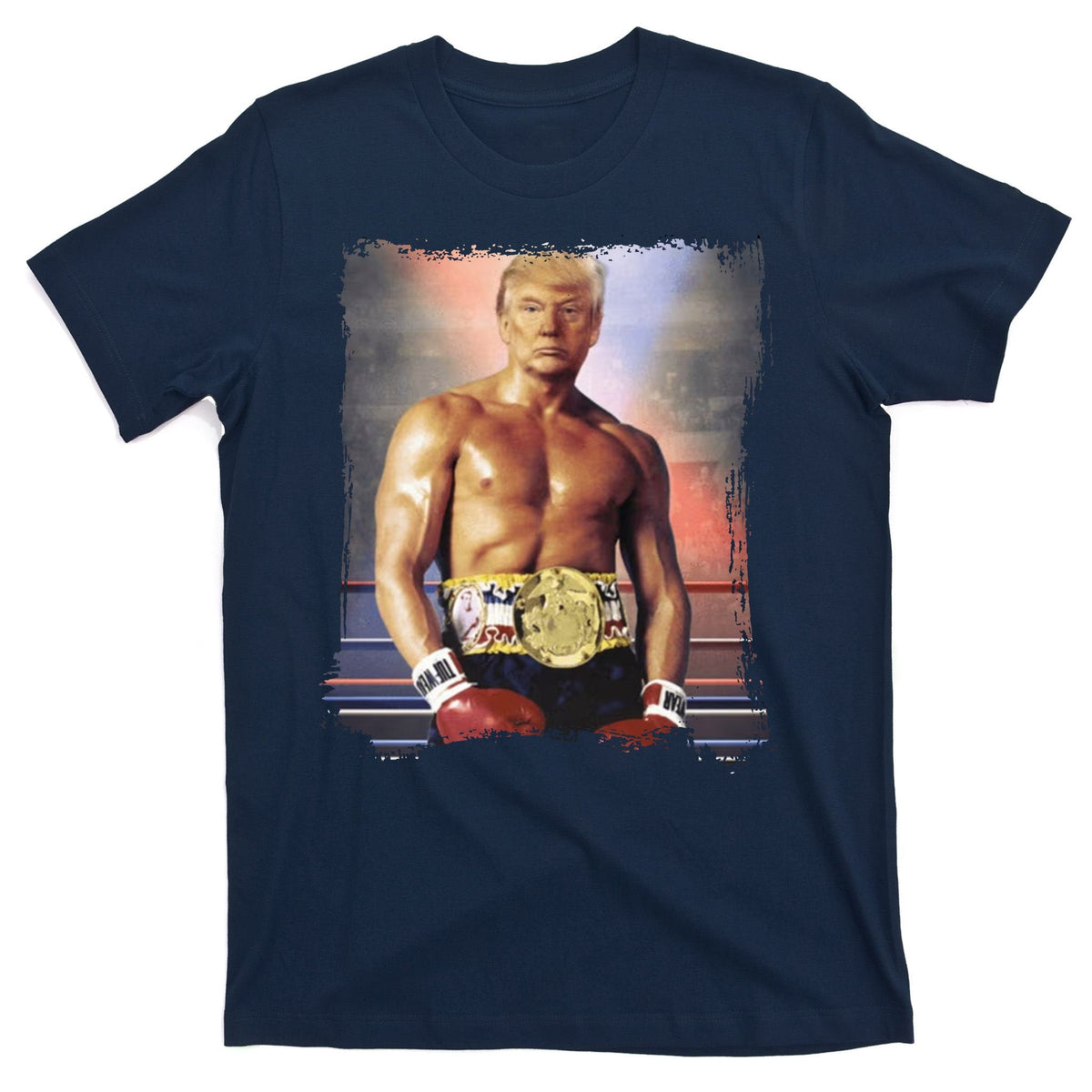 Trump Rocky Boxer Funny T-Shirt product image 1