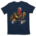 Turkey Running In Action Thanksgiving T-Shirt product image 1