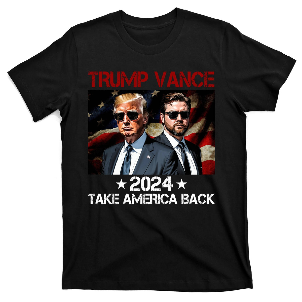 Trump Vance 2024 Take America Back Usa Election T-Shirt product image 7