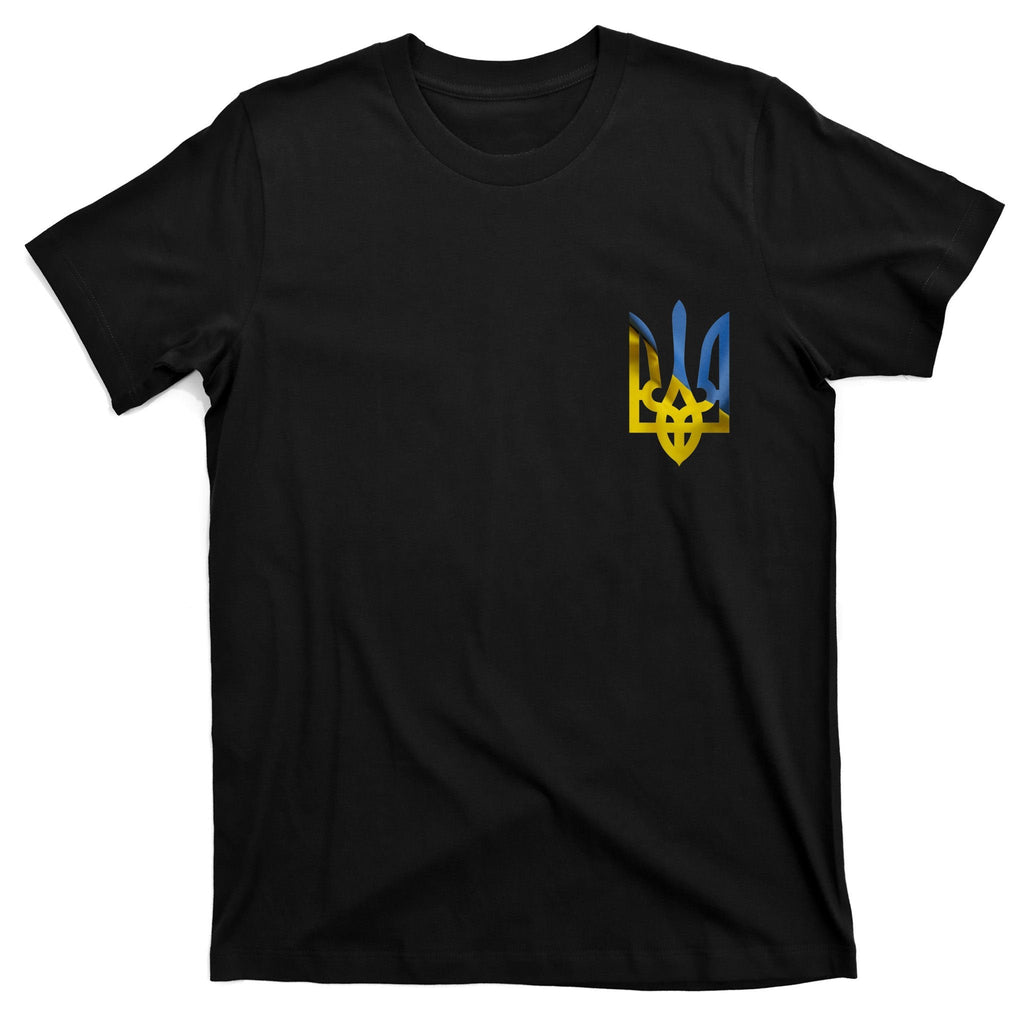 Ukraine Trident Coat Of Arms Flag Ukrainian Pride T-Shirt product image 7