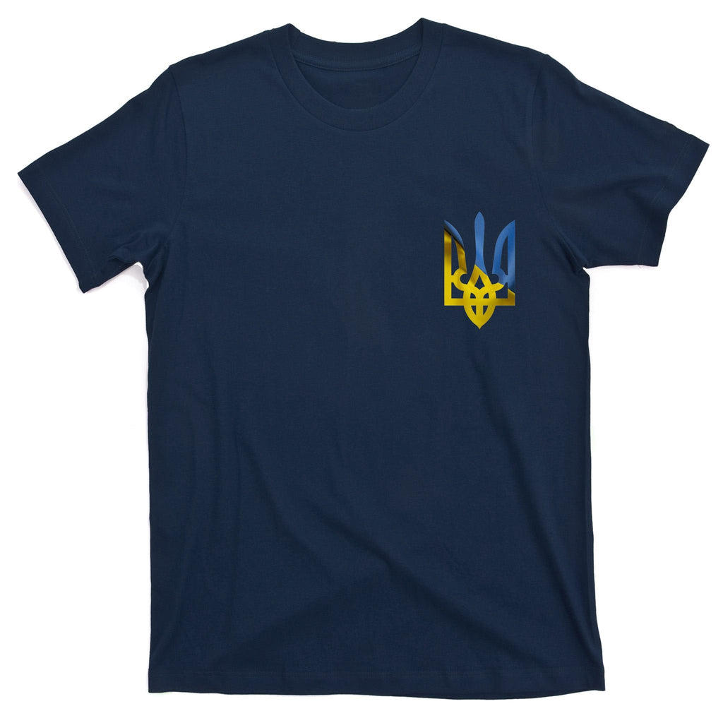 Ukraine Trident Coat Of Arms Flag Ukrainian Pride T-Shirt product image 1