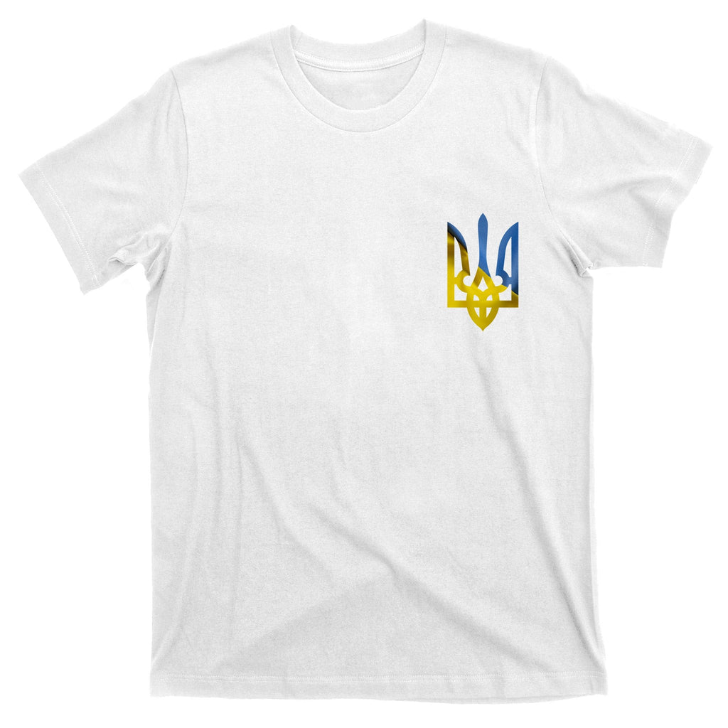 Ukraine Trident Coat Of Arms Flag Ukrainian Pride T-Shirt product image 11