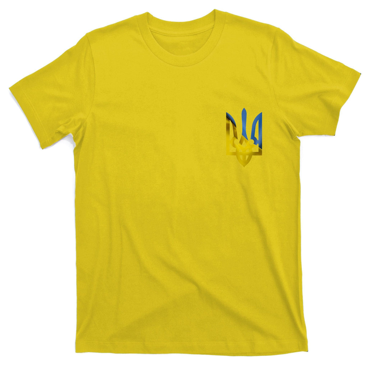 Ukraine Trident Coat Of Arms Flag Ukrainian Pride T-Shirt product image 3