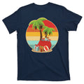 Vintage Christmas Palm Tree and Presents In July T-Shirt product image 1