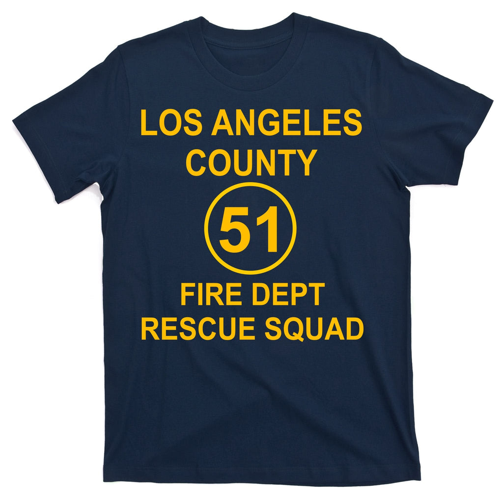 Vintage Squad 51 Fire Dept T-Shirt product image 1