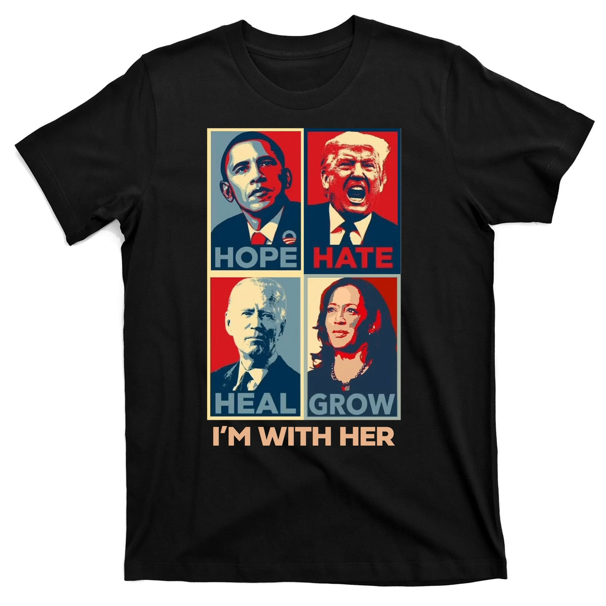 Vintage Im With Her Vote Kamala Harris 2024 T-Shirt product image 7