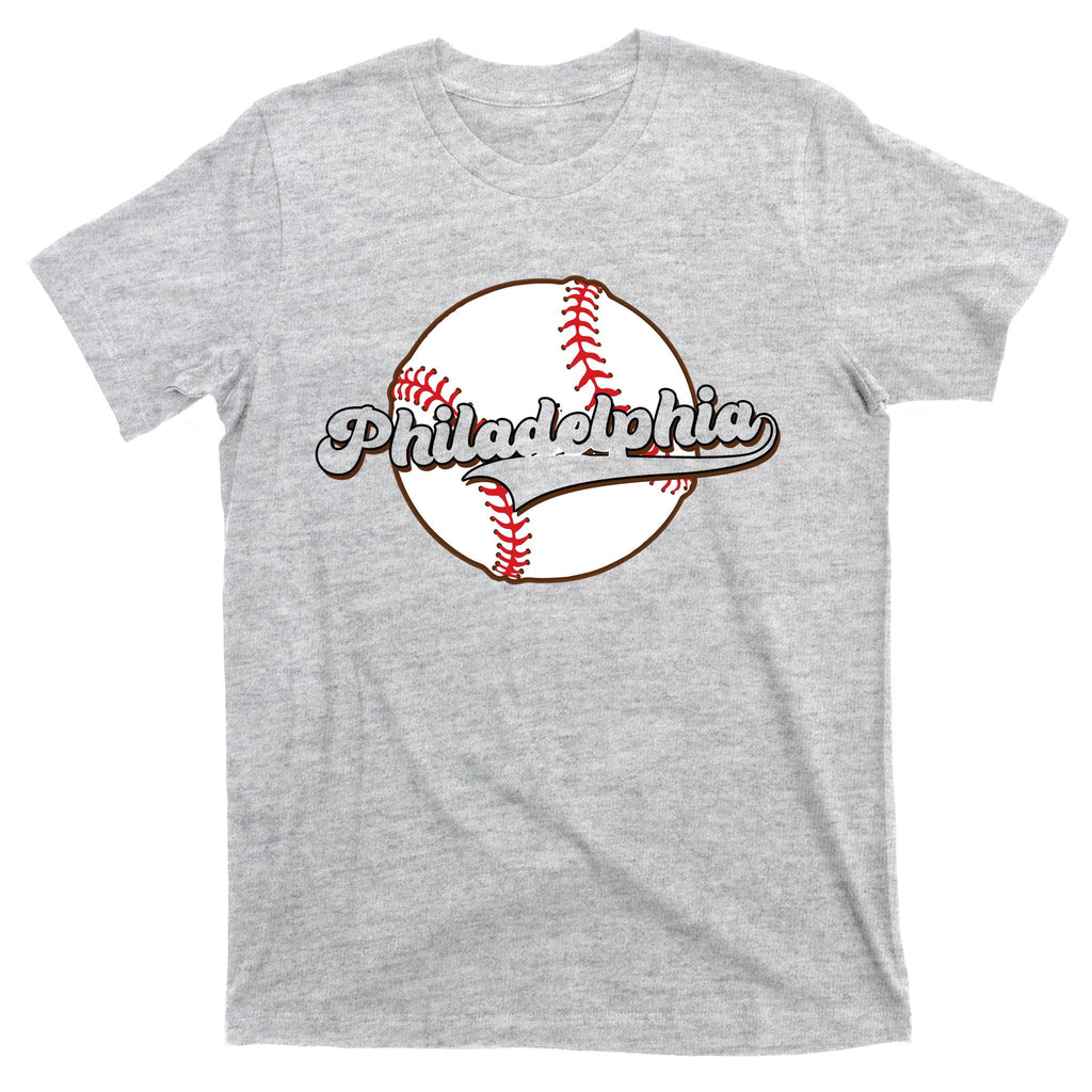 Vintage Philadelphia Baseball Throwback Retro T-Shirt product image 9