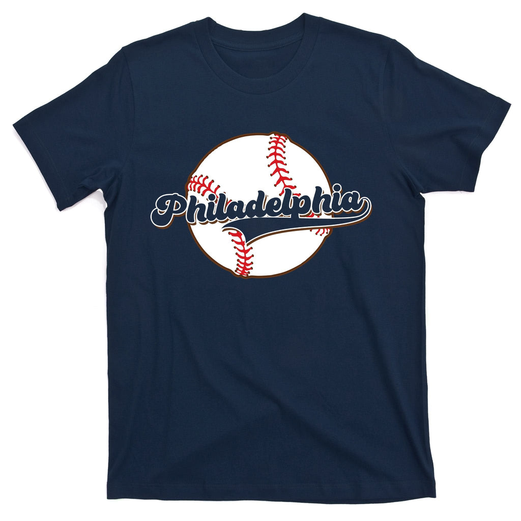 Vintage Philadelphia Baseball Throwback Retro T-Shirt product image 1