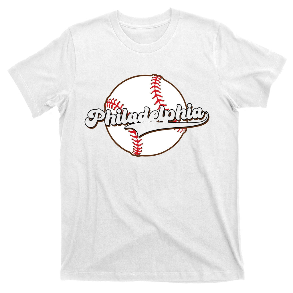 Vintage Philadelphia Baseball Throwback Retro T-Shirt product image 11