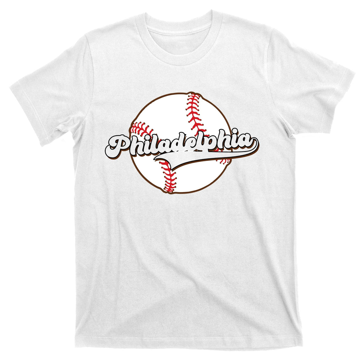 Vintage Philadelphia Baseball Throwback Retro T-Shirt product image 11