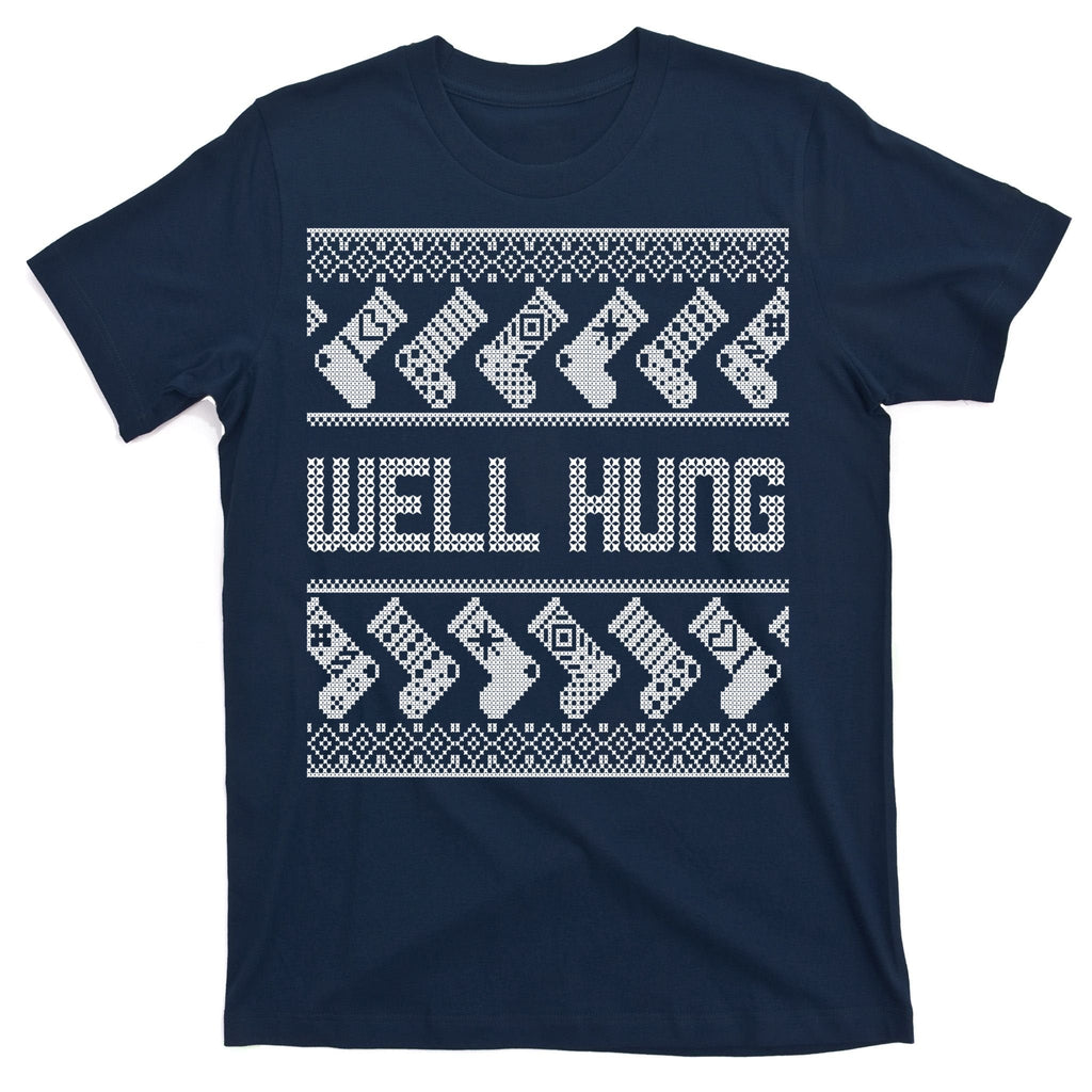 Well Hung Ugly Christmas T-Shirt product image 1