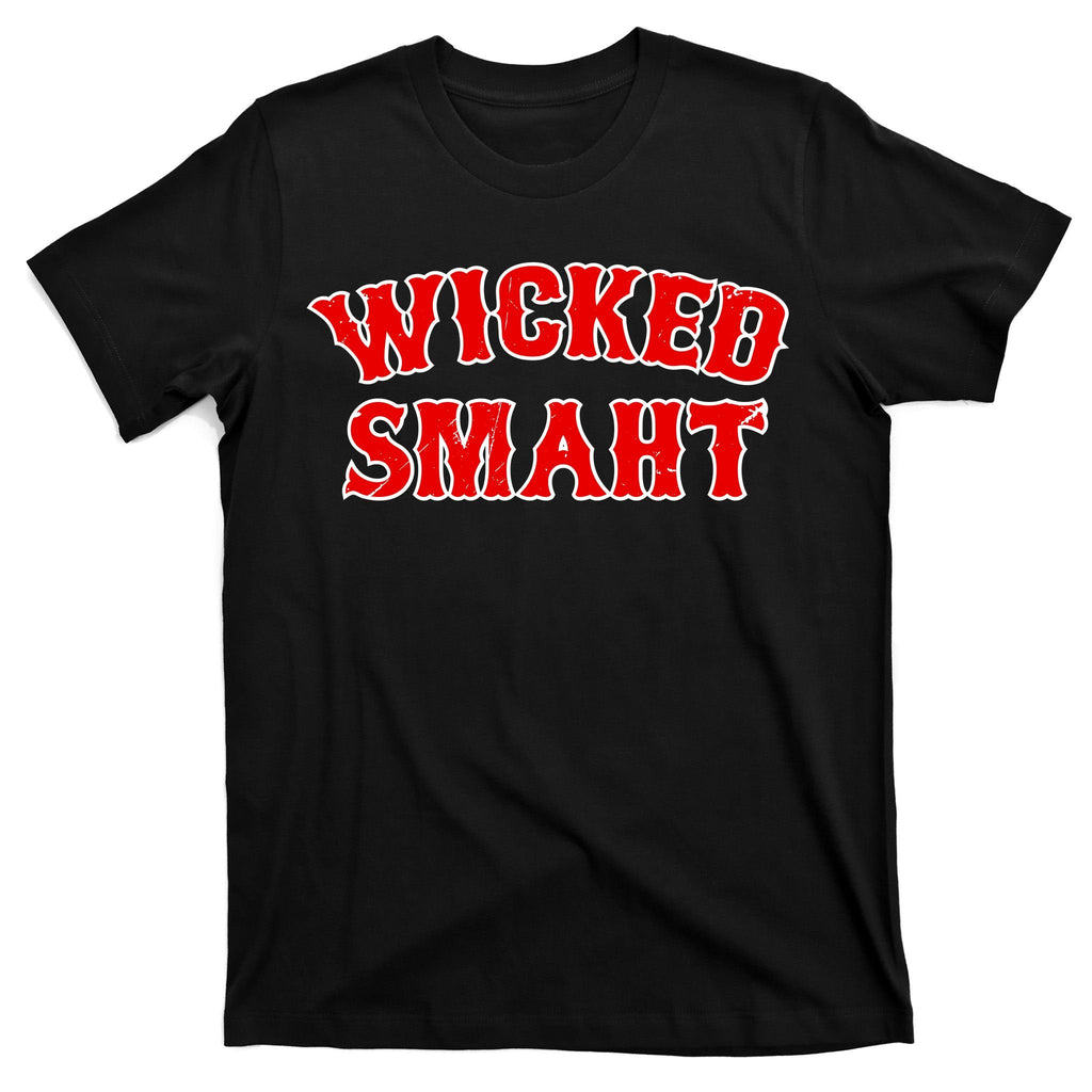 Wicked Smaht Smart Boston Massachusetts T-Shirt product image 7