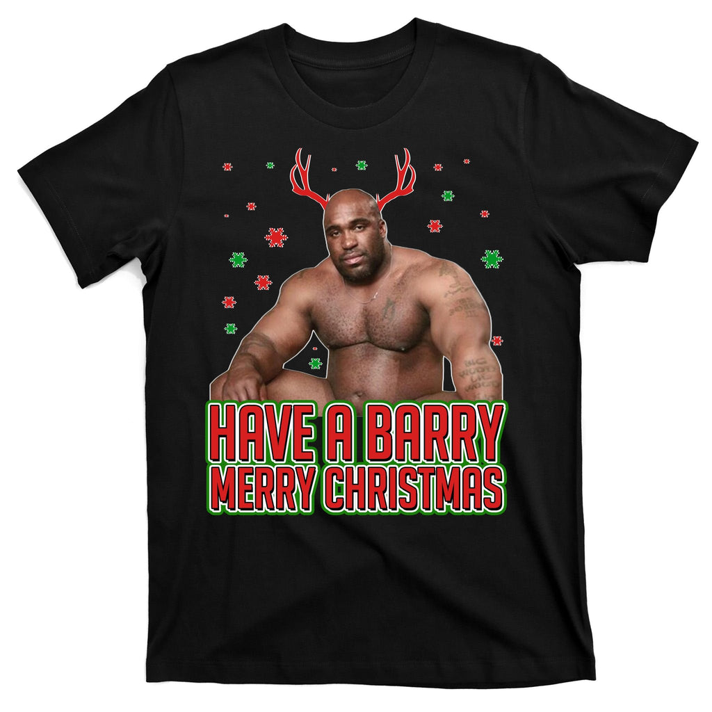 X-Mas Have A Barry Merry Christmas T-Shirt product image 7