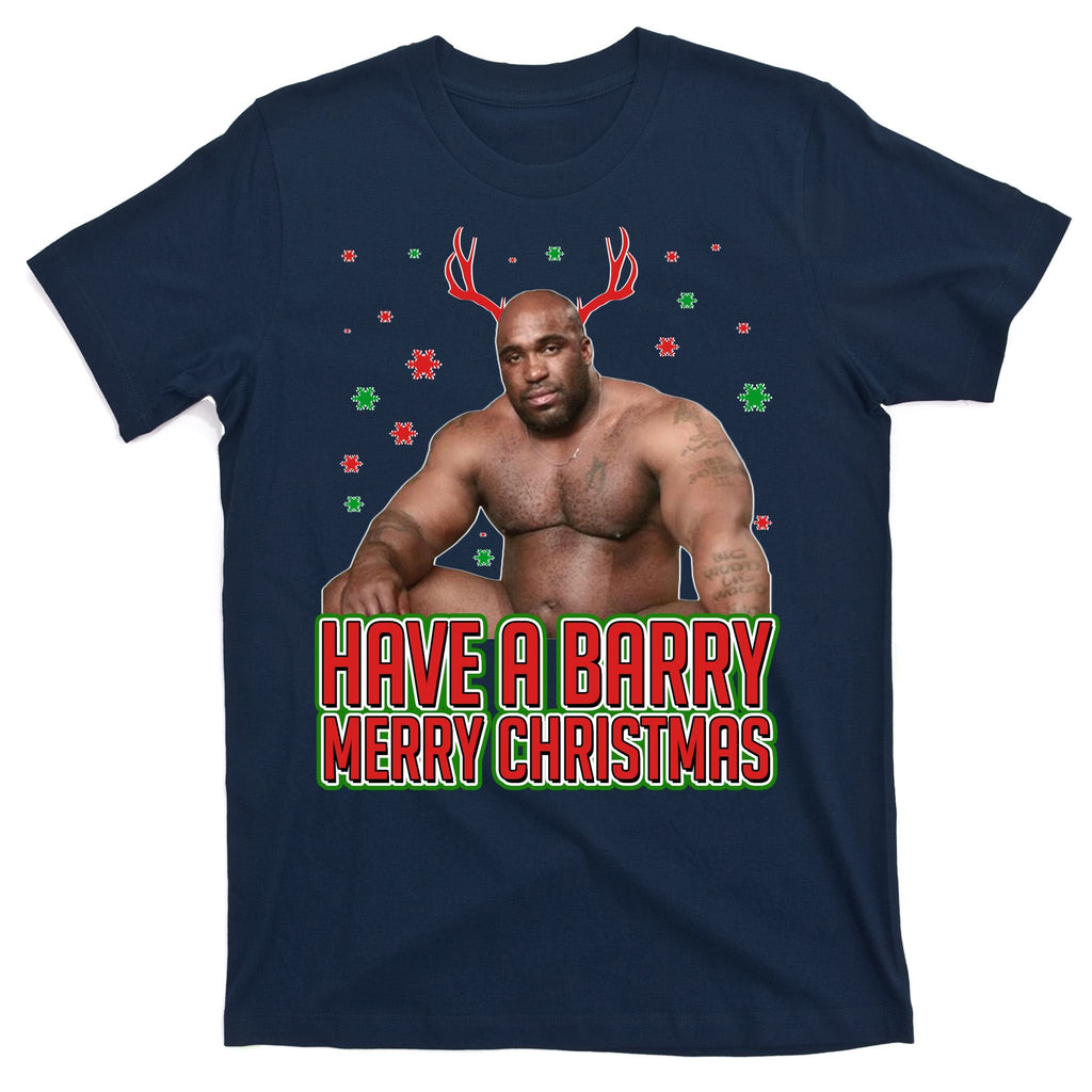 X-Mas Have A Barry Merry Christmas T-Shirt product image 1