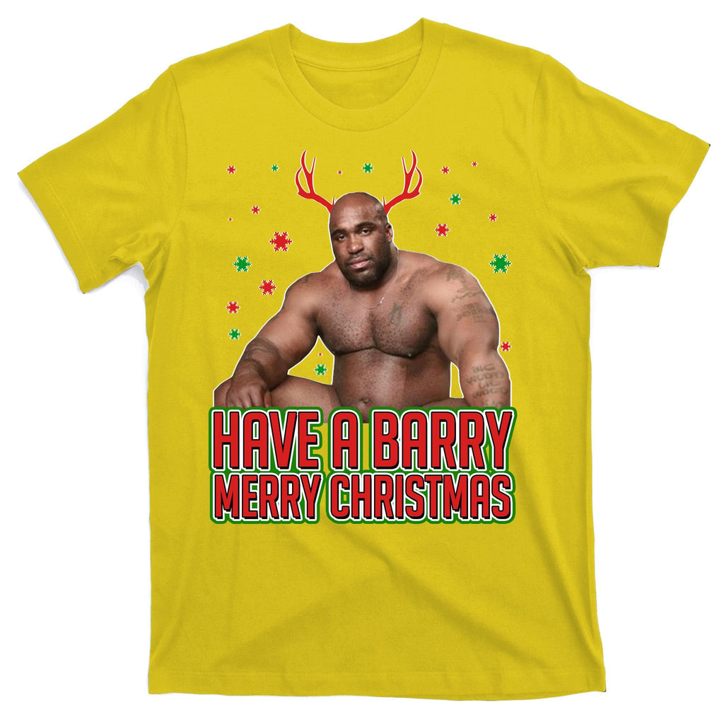 X-Mas Have A Barry Merry Christmas T-Shirt product image 3