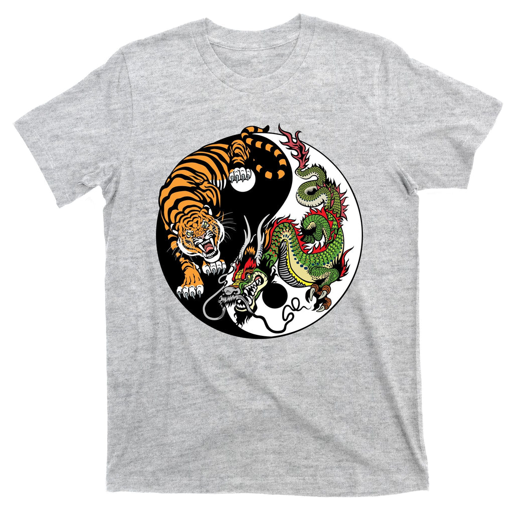 Ying Yang Tiger Dragon T-Shirt product image 9