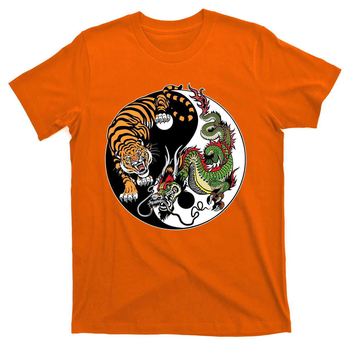 Ying Yang Tiger Dragon T-Shirt product image 5
