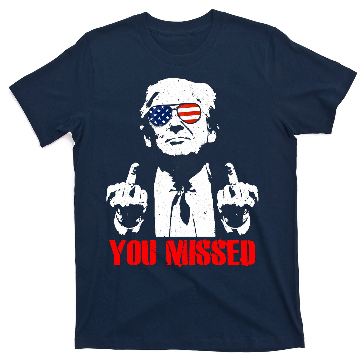 You Missed Middle Finger Trump 2024 Take America Back product image 1